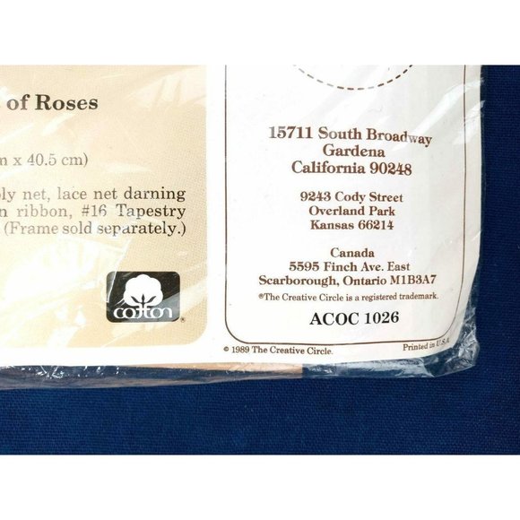 Creative Circle Kit 1026 Hemmed With Prayer Vintage Cross Stitch 1989 New USA - Picture 4 of 7